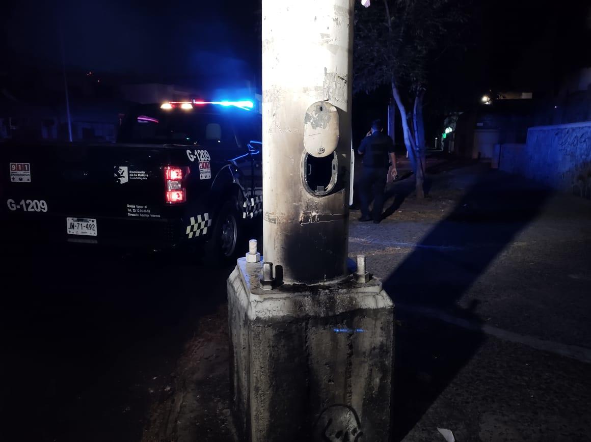 Se les prendió fuego al cableado y a los mecanismos del botón de pánico. (Martín Patiño)