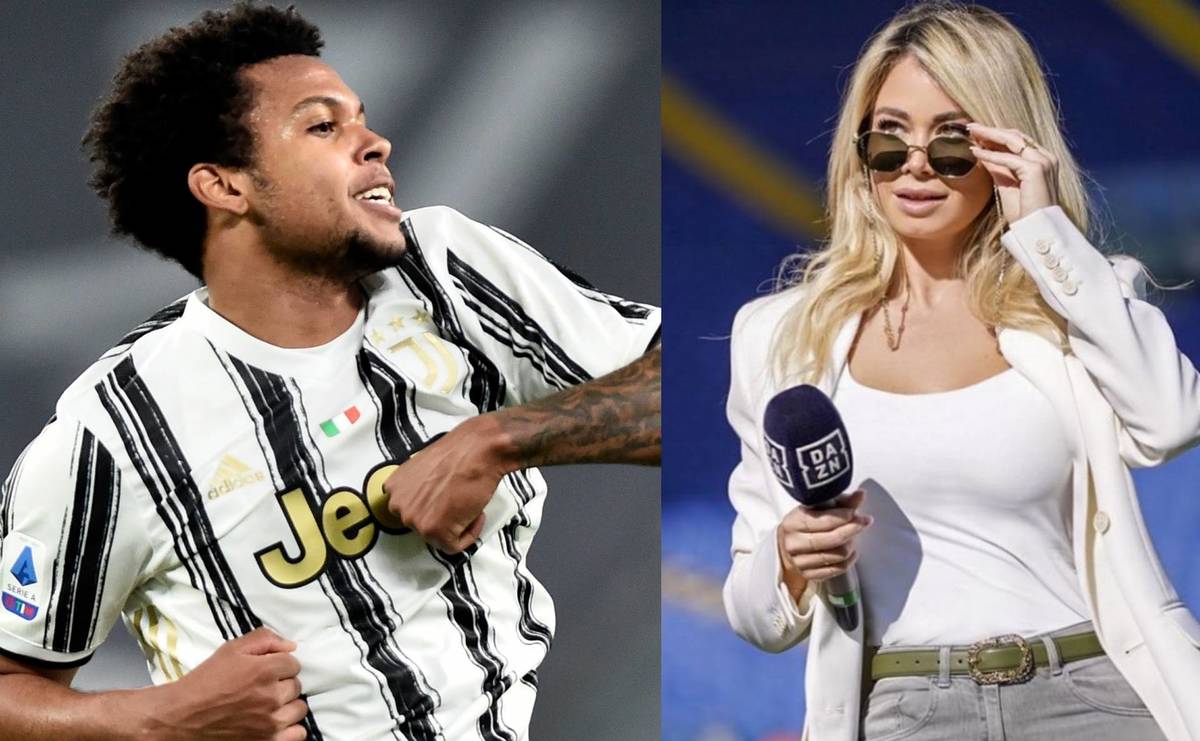 Weston Mckennie y Diletta Leotta (Reuters / Instagram)