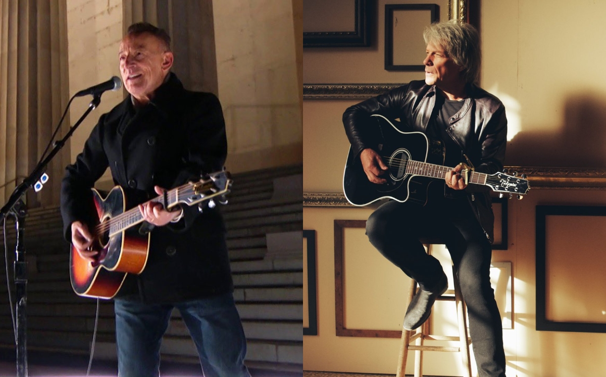 Bon Jovi y Bruce Springsteen (Twitter).