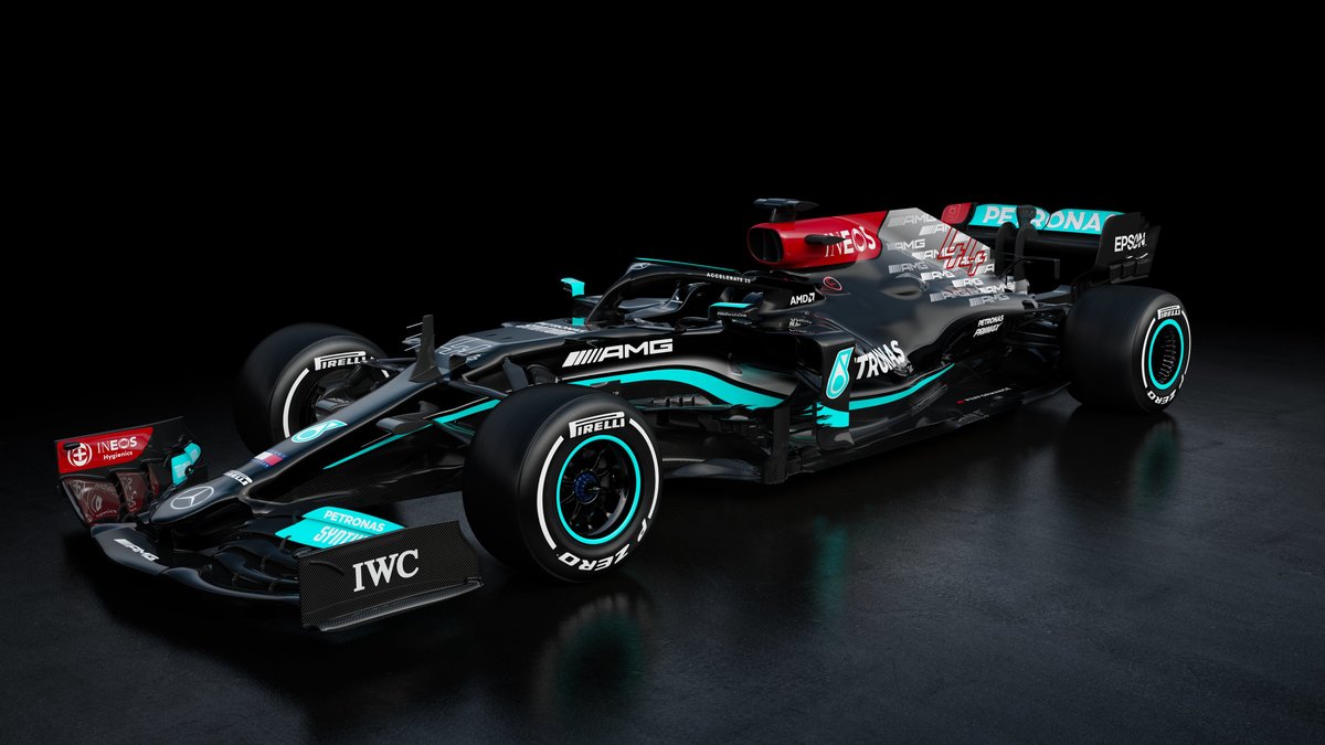 W12, el nuevo coche de Mercedes-Benz para la temporada 2021 de la Fórmula 1 (Twitter: @MercedesAMGF1)