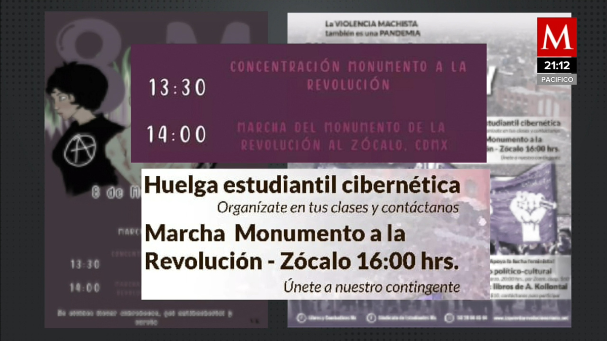 Colectivas Feministas realizan convocatoria para marchas en distintos estado de la república