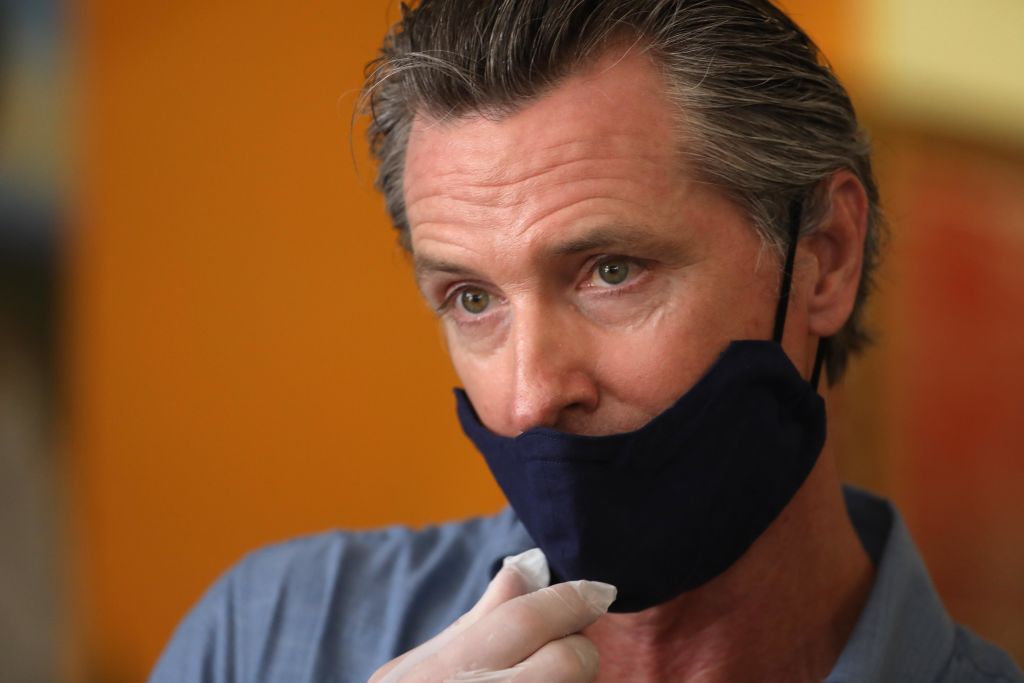 Gavin Newsom, gobernador de California. Foto: Genaro Molina/Getty Images