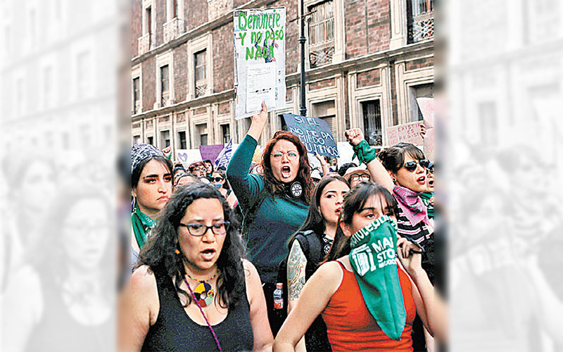 Movilización en año pasado en la capital. (Ariana Pérez)