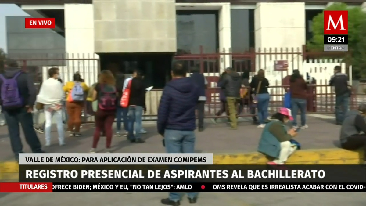 En el Valle de México inició el registro presencial de aspirantes al bachillerato