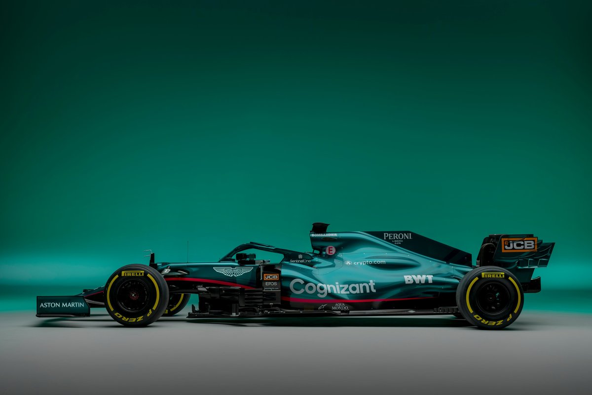 El monoplaza de Aston Martin (Twitter)