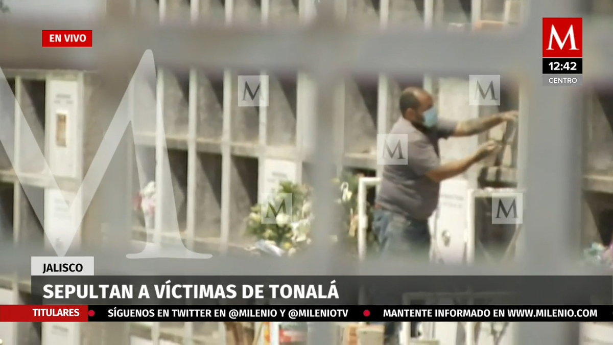Sepultan a víctimas de ataque armado en Tonalá