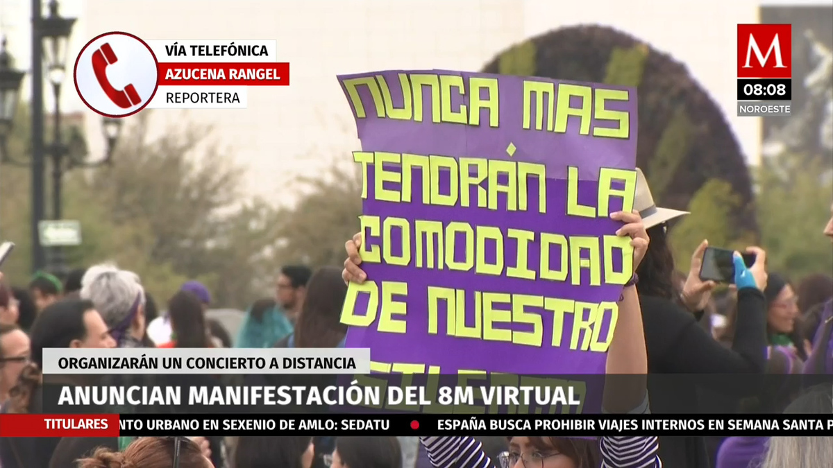Mujeres en CdMx harán protesta virtual el 8 de marzo contra feminicidios