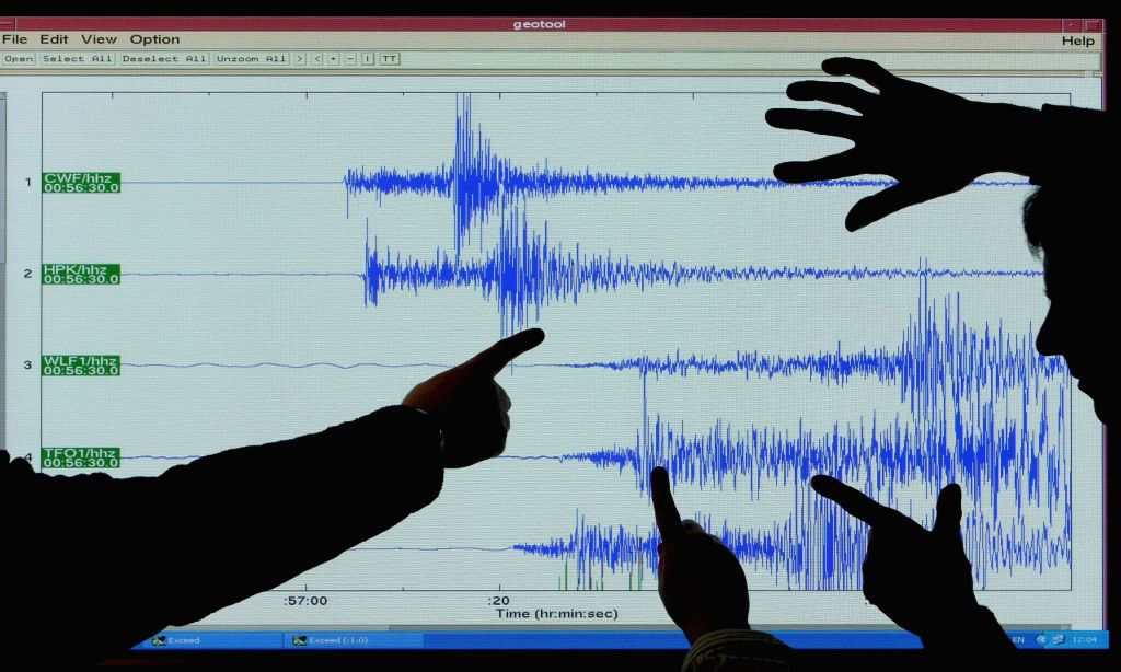 Detección de sismos. Foto: Getty Images
