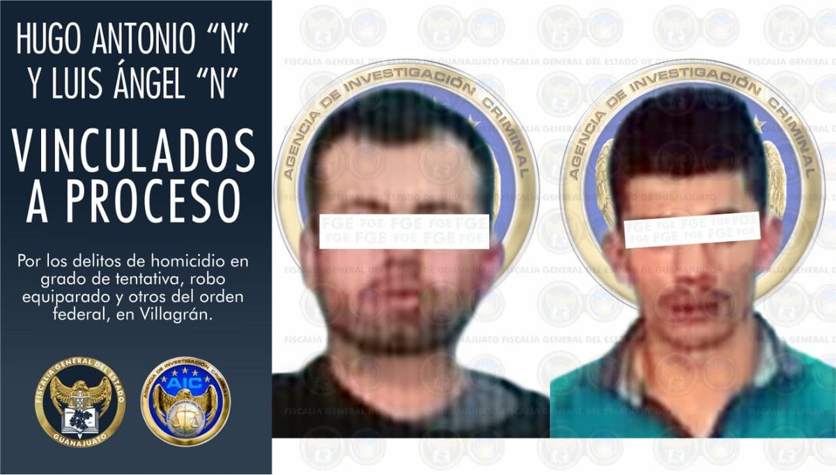 Hugo Antonio “N” y Luis Ángel “N” también están a disposición de la autoridad federal