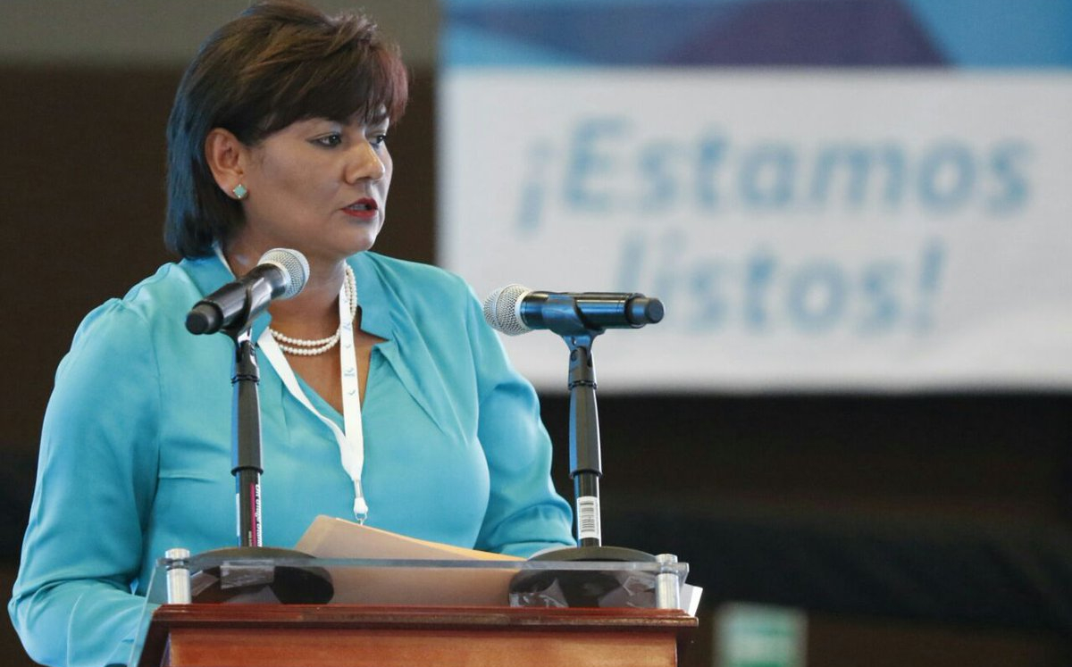 La legisladora pidió a la Mesa Directiva del Senado ser incorporada en el grupo parlamentario de Morena. (Especial)