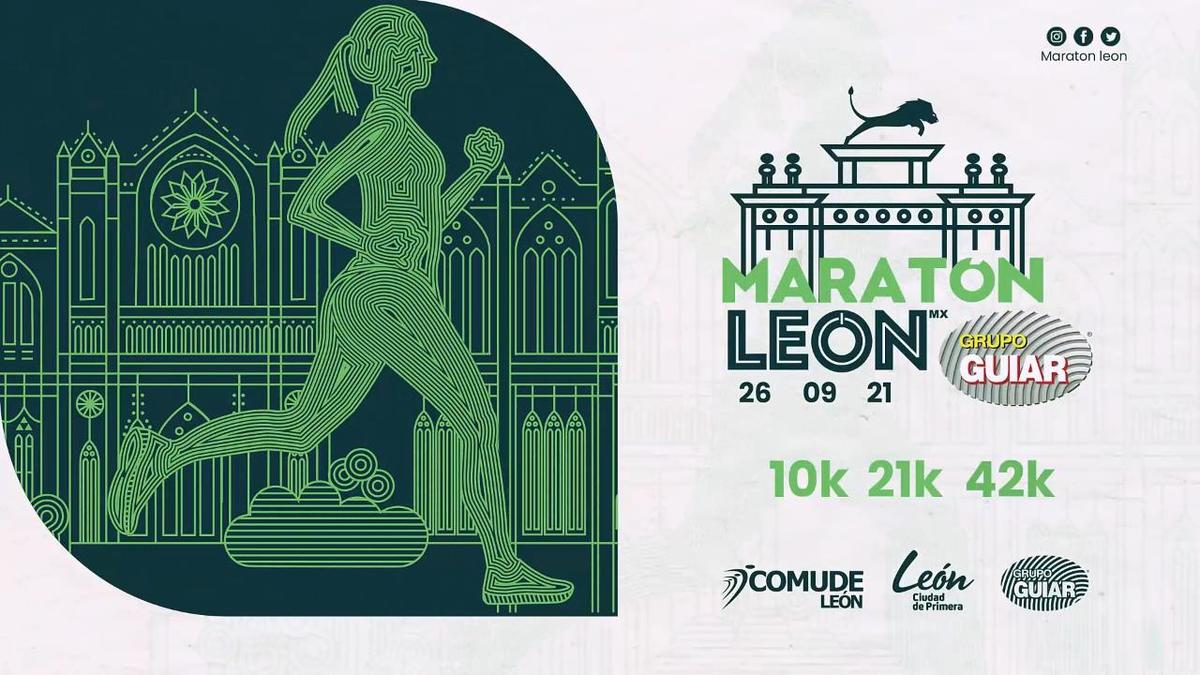 Maratón León se prepara para edición 2021 de manera presencial