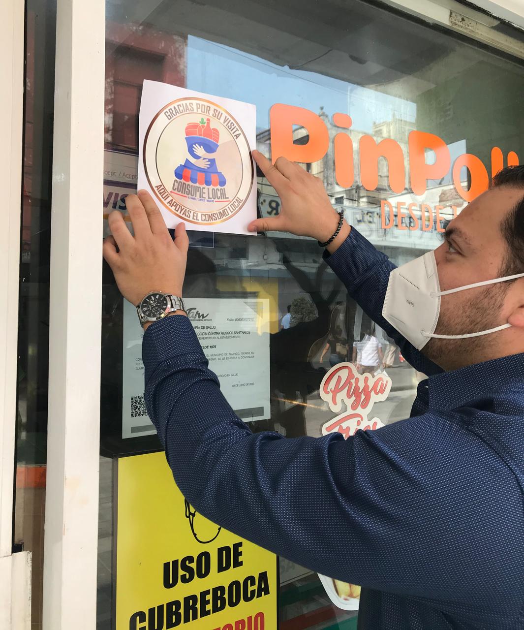 Negocios de Tampico se suman a "Consume local ATM".