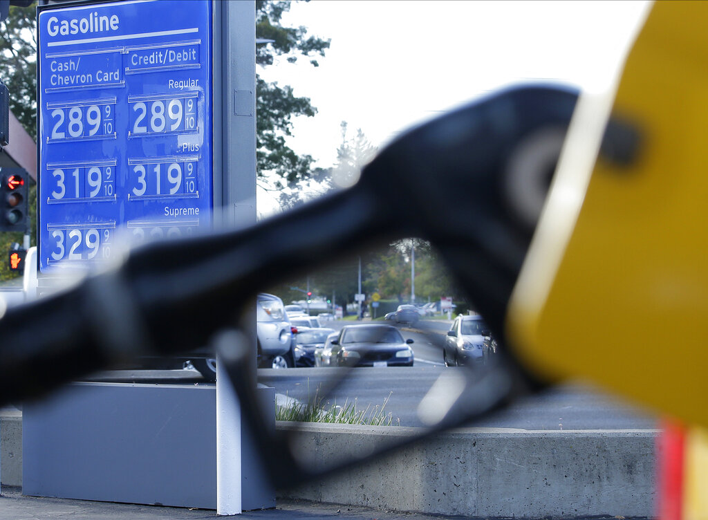 Precios de la gasolina en Sacramento, California, en octubre de 2017. Foto: Rich Pedroncelli, Archivo/AP