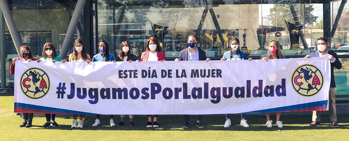 América firma alianza para erradicar la violencia contra la mujer (Cortesía Club América)