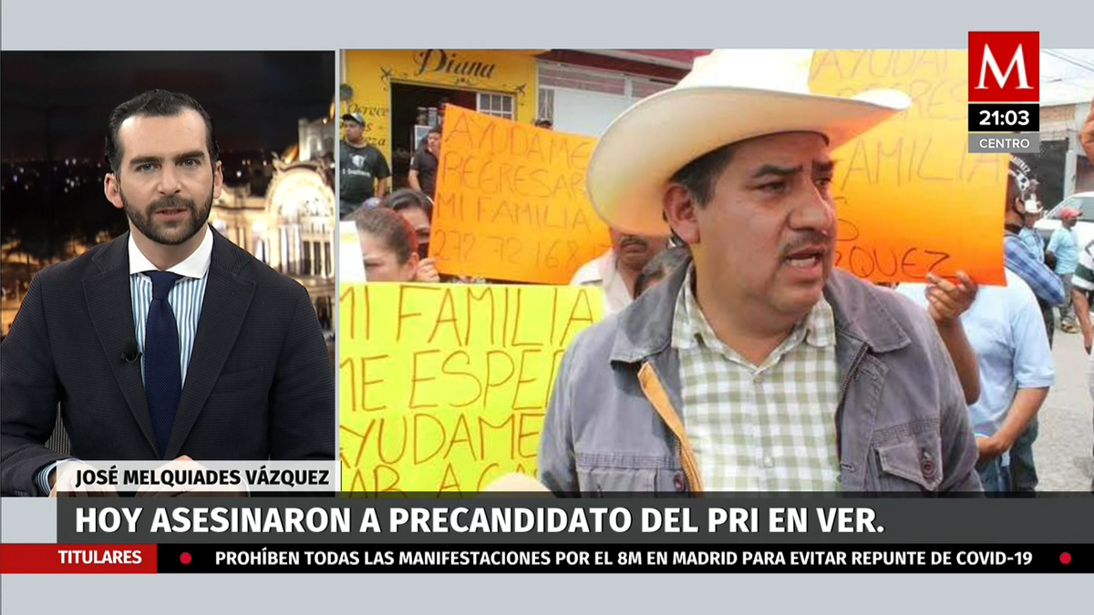 Asesinan a Melquiades Vázquez, precandidato del PRI en La Perla, Veracruz