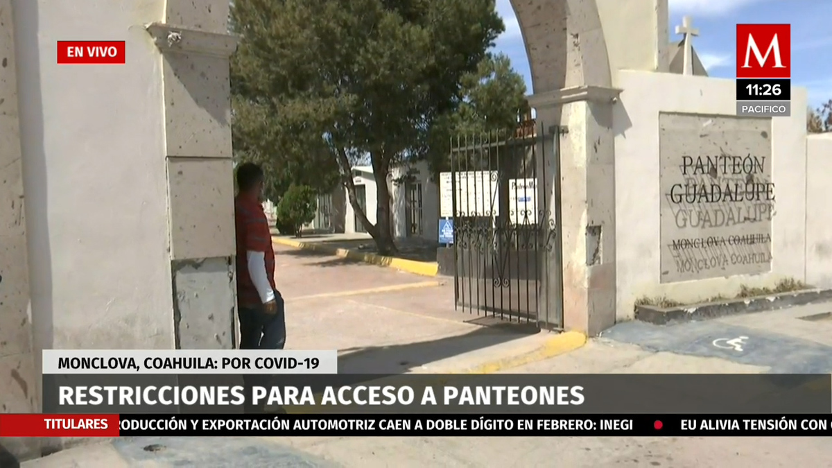 En Monclova continúan restricciones para acceso a panteones