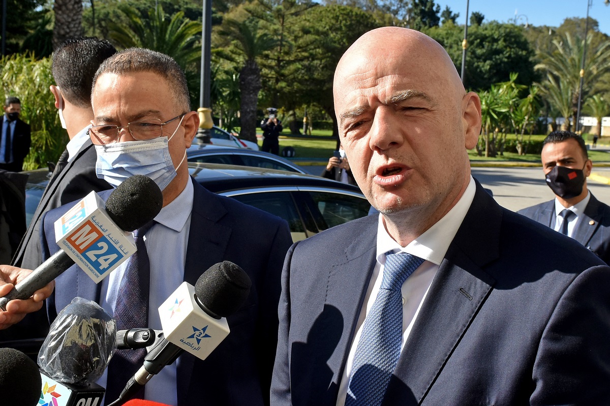 Gianni Infantino, presidente de la FIFA (AFP)