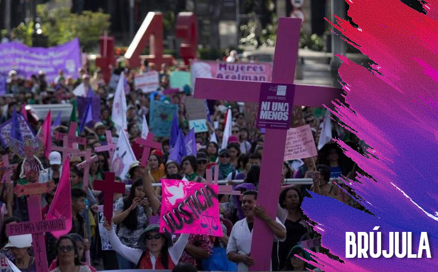 Las marchas feministas de 2019 fueron el punto de partida de la serie (Foto: Cortesía)