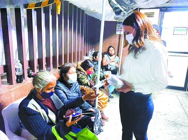 La abanderada de Juntos Haremos Historia en Nuevo León. Especial