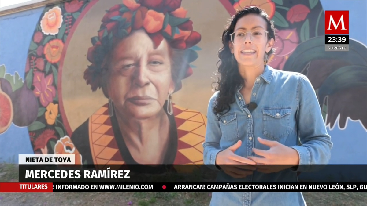 Abuelita Toya... cuando los recuerdos se vuelven un mural