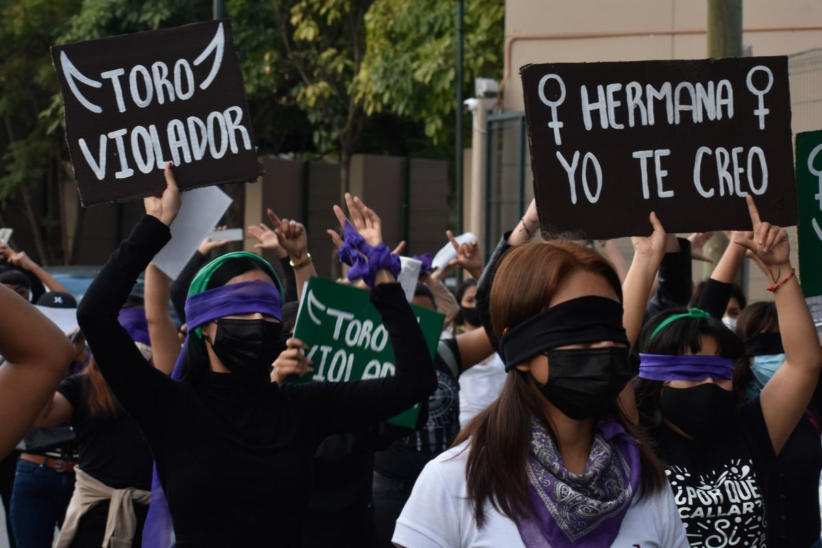 El colectivo 'Guerreras Jaguar' convocó a una marcha de mujeres en Chilpancingo. | Cuartoscuro