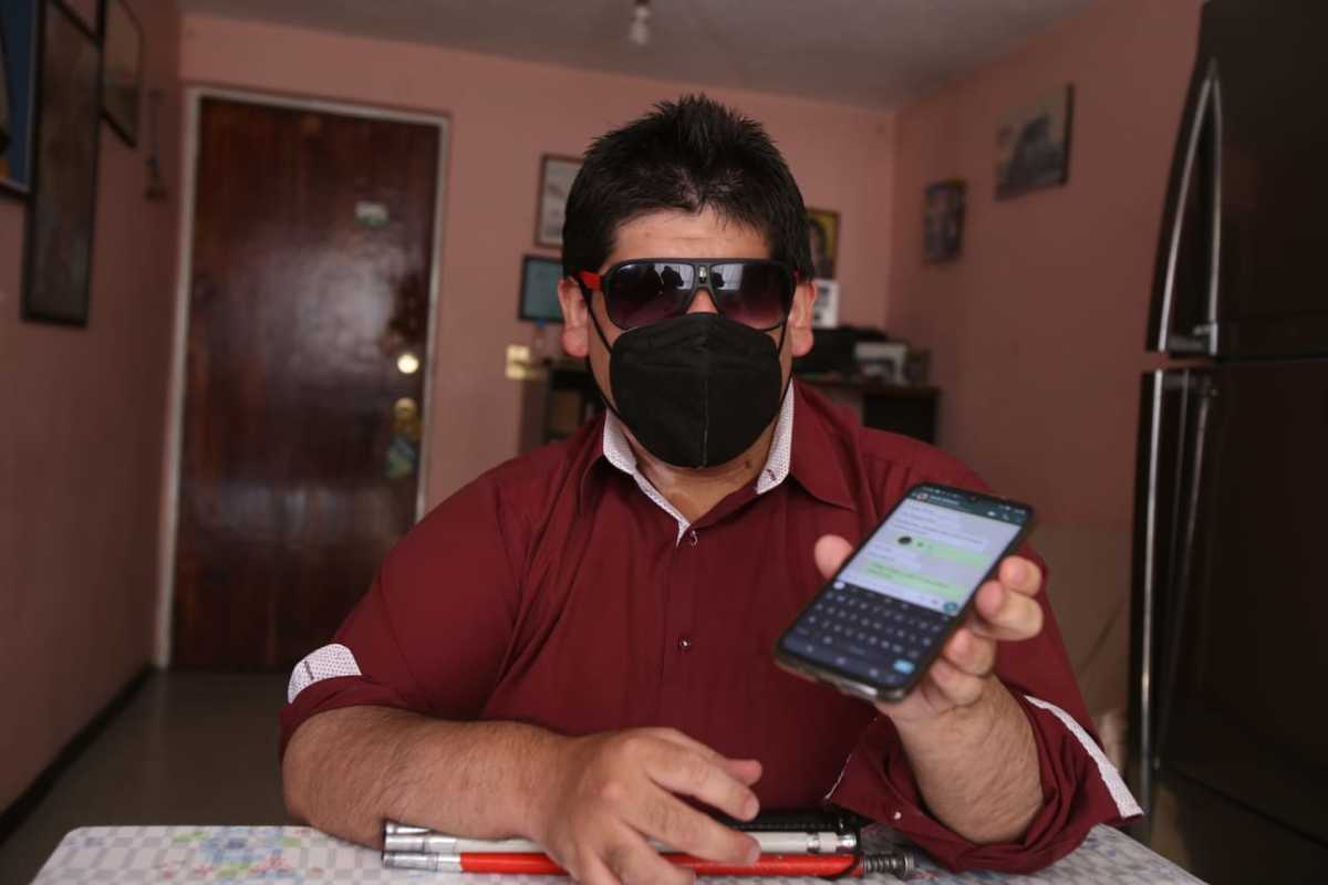 Elvis Yesermail Madariaga es uno de los candidatos con discapacidad que competirá por un lugar en el congreso de la Ciudad de México. (Juan Carlos Bau