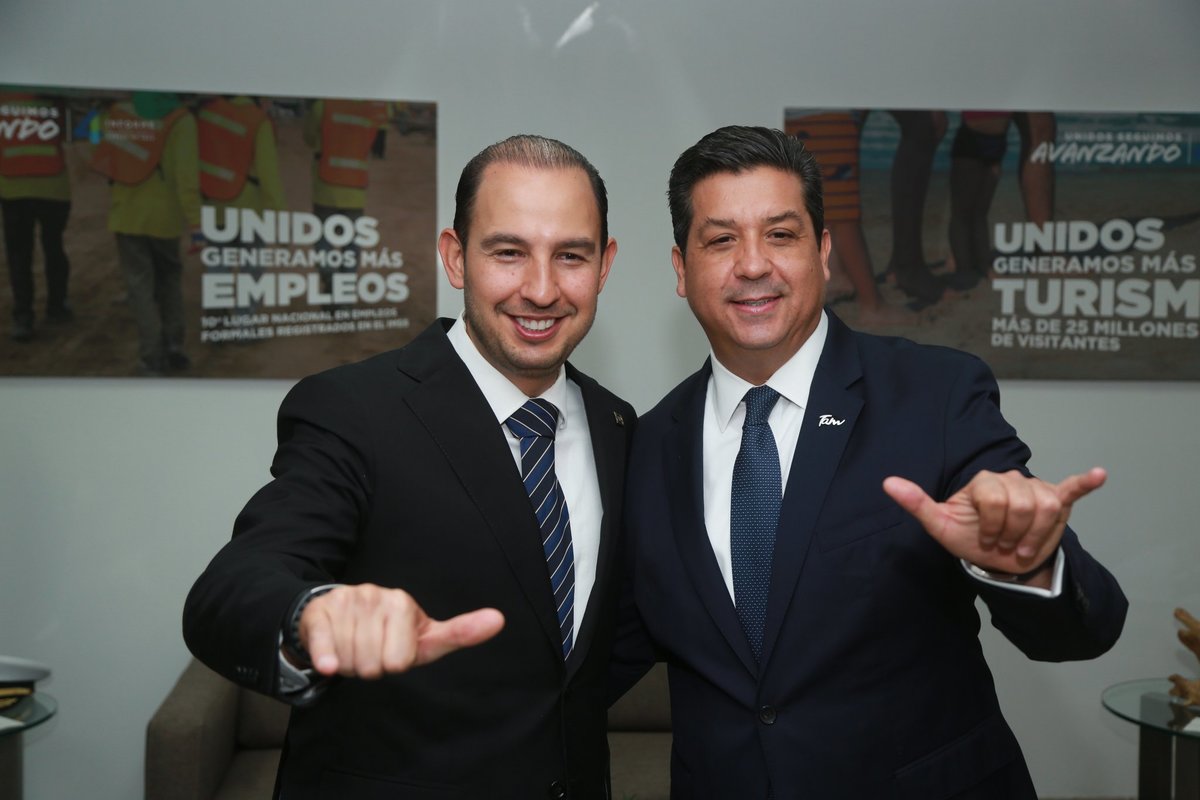 Marko Cortés y Francisco García Cabeza de Vaca en una reunión. (Tomada de @fgcabezadevaca)