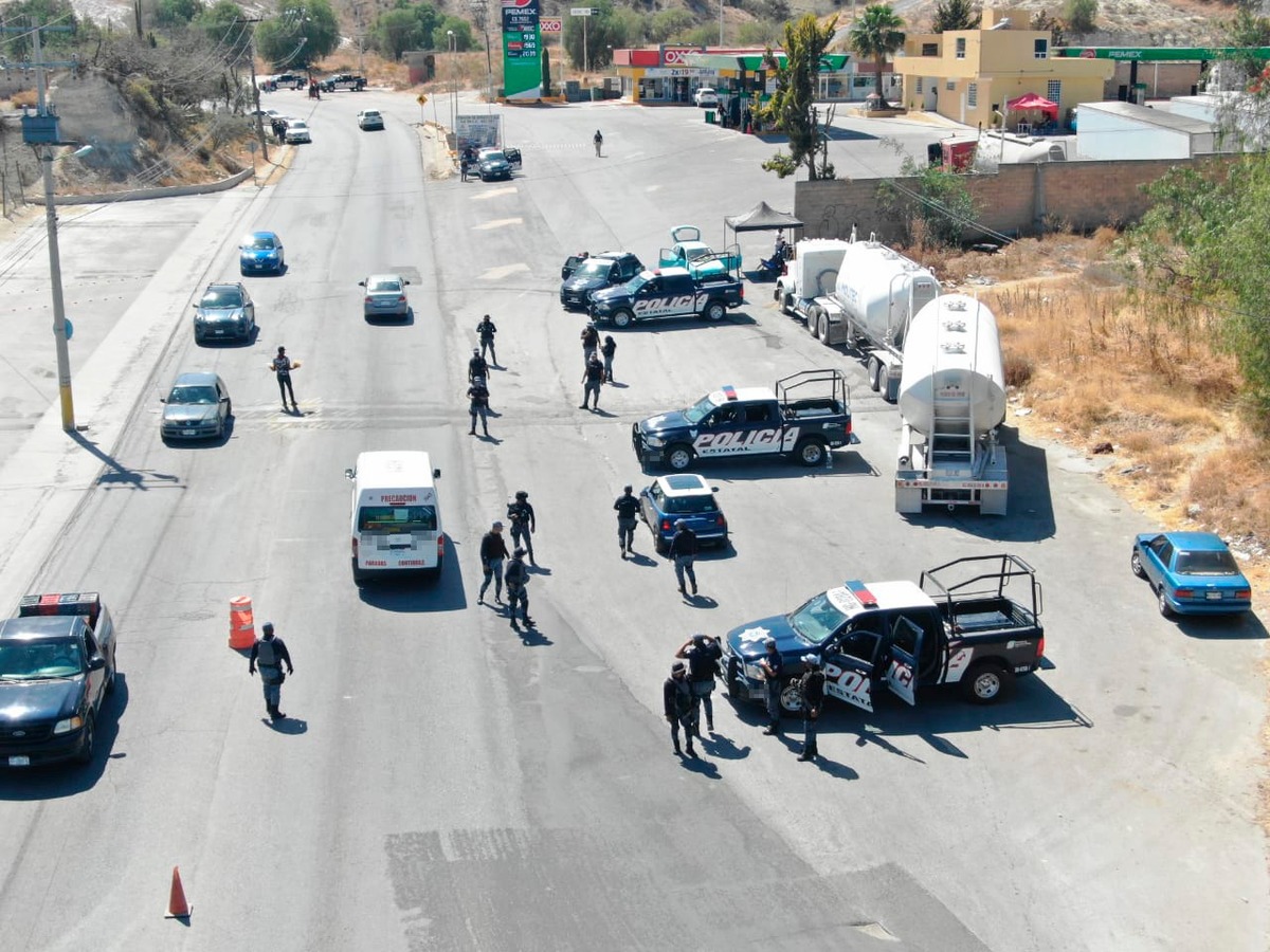Operativos para disminuir la movilidad en el estado de Hidalgo. (Especial)