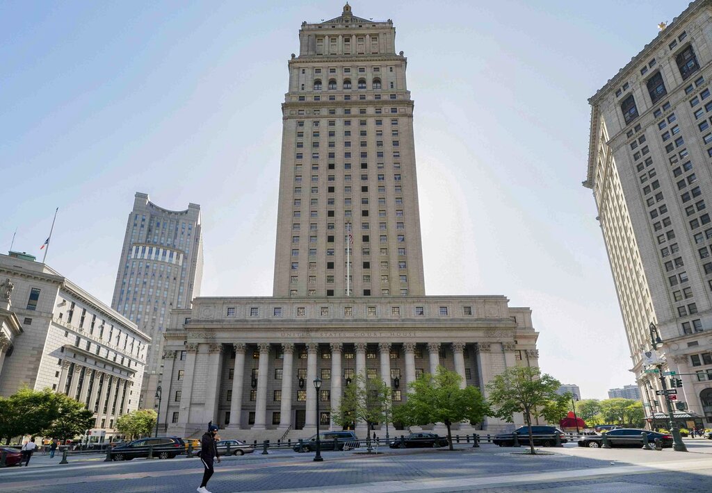 Palacio de Justicia Thurgood Marshall en Manhattan, Nueva York, donde se ubica la Corte de Apelaciones del 2do Circuito. (AP)