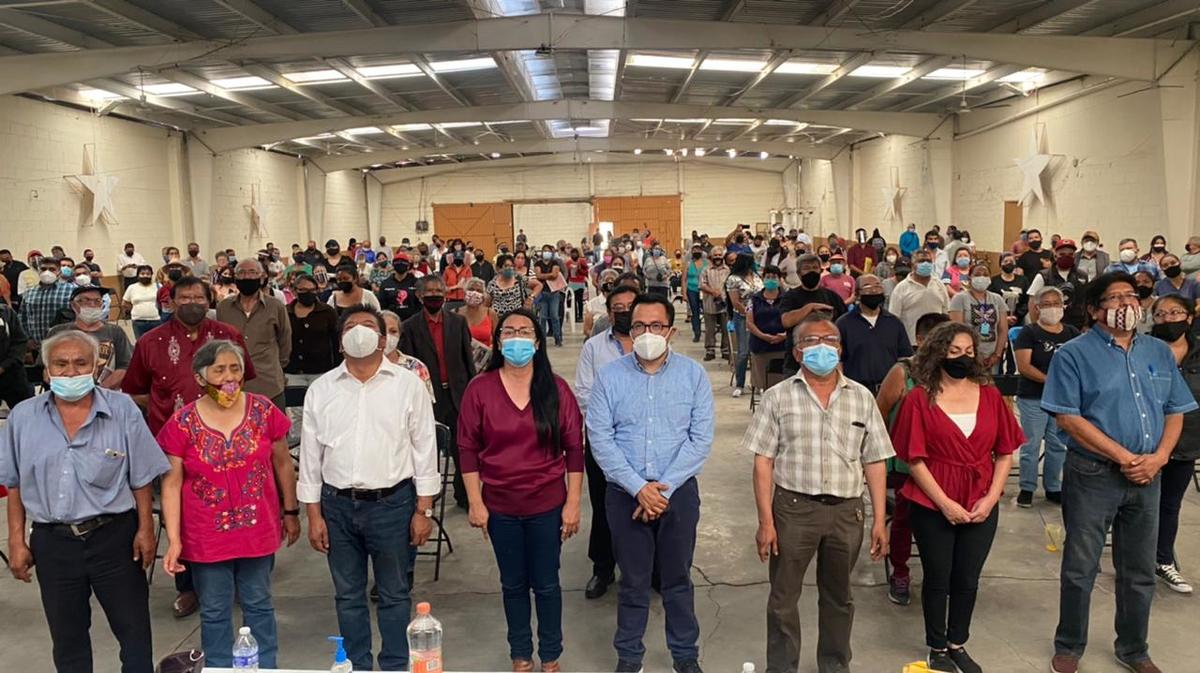 Tomaron protesta a los comités en la colonia Nueva Aragón. (Especial)