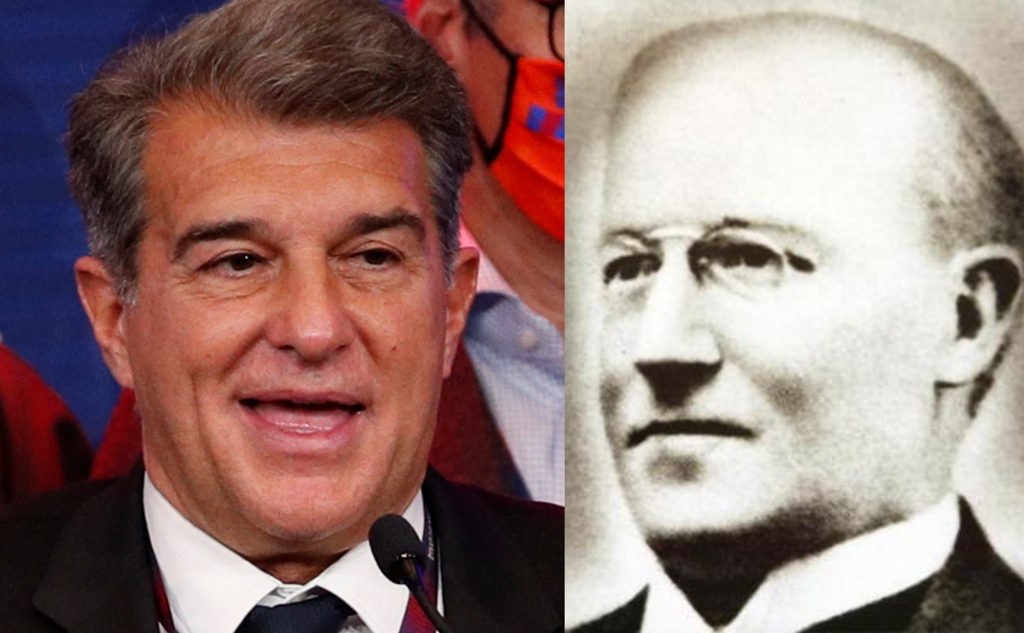 Walter Wild y Joan Laporta (Reuters / FC Barcelona)
