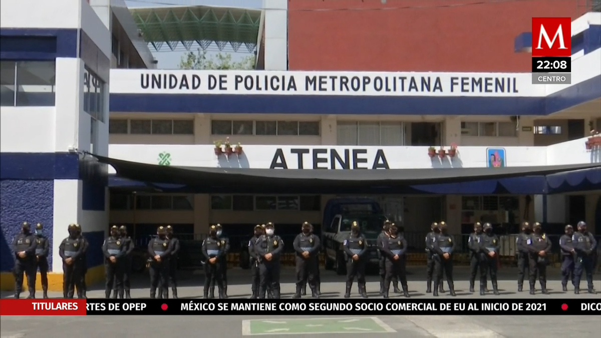 Ateneas, el grupo de la SSC que controla la seguridad detrás de escudos en marchas