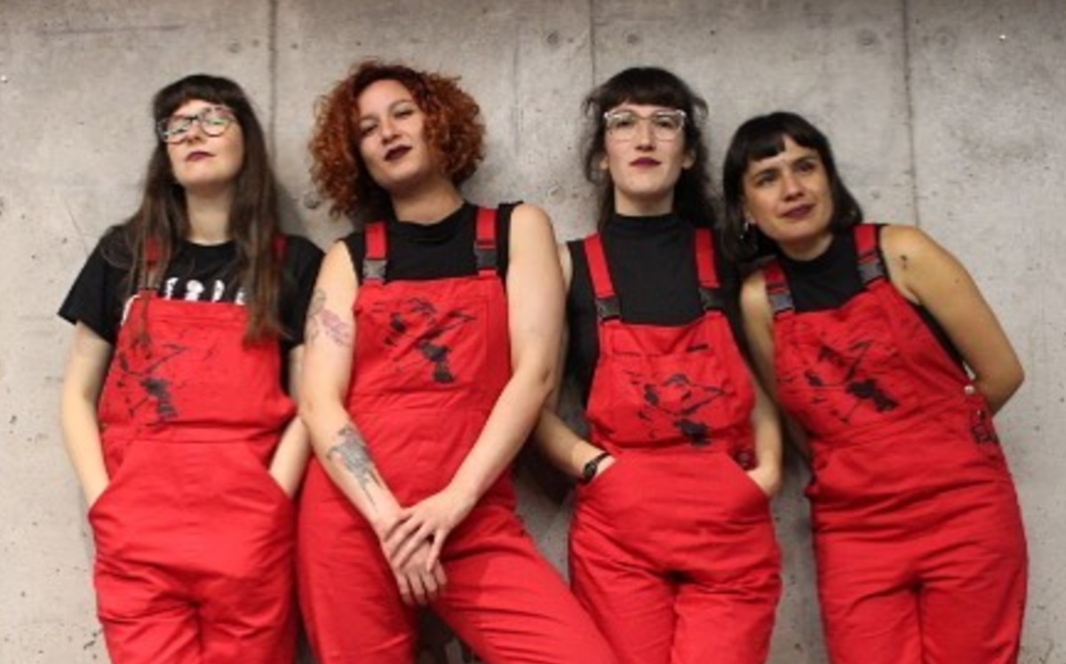 Dafne Valdés, Sibila Sotomayor, Paula Cometa y Lea Cáceres conforman este colectivo feminista. (Instagram)