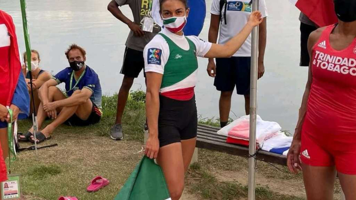 Kenia Lechuga logra plaza olímpica en remo y estará en Tokio 2021