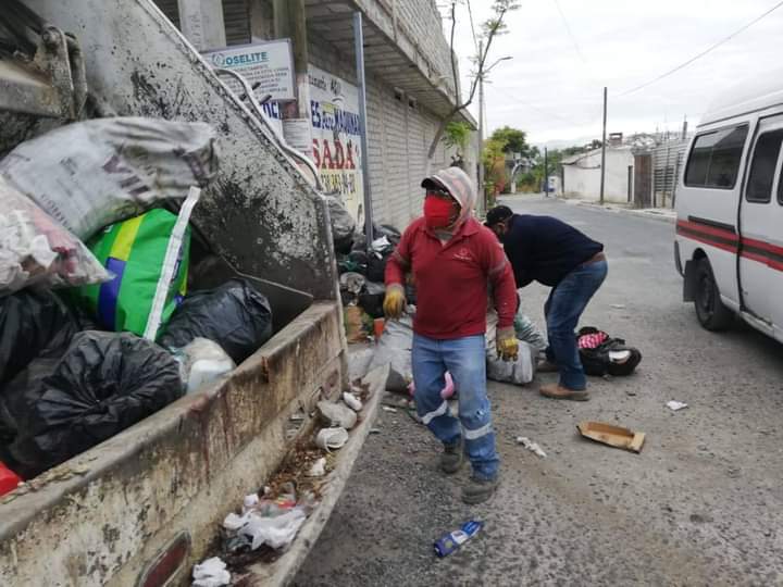 Se normaliza el servicio de recolección de basura en Tehuacán. (Especial)