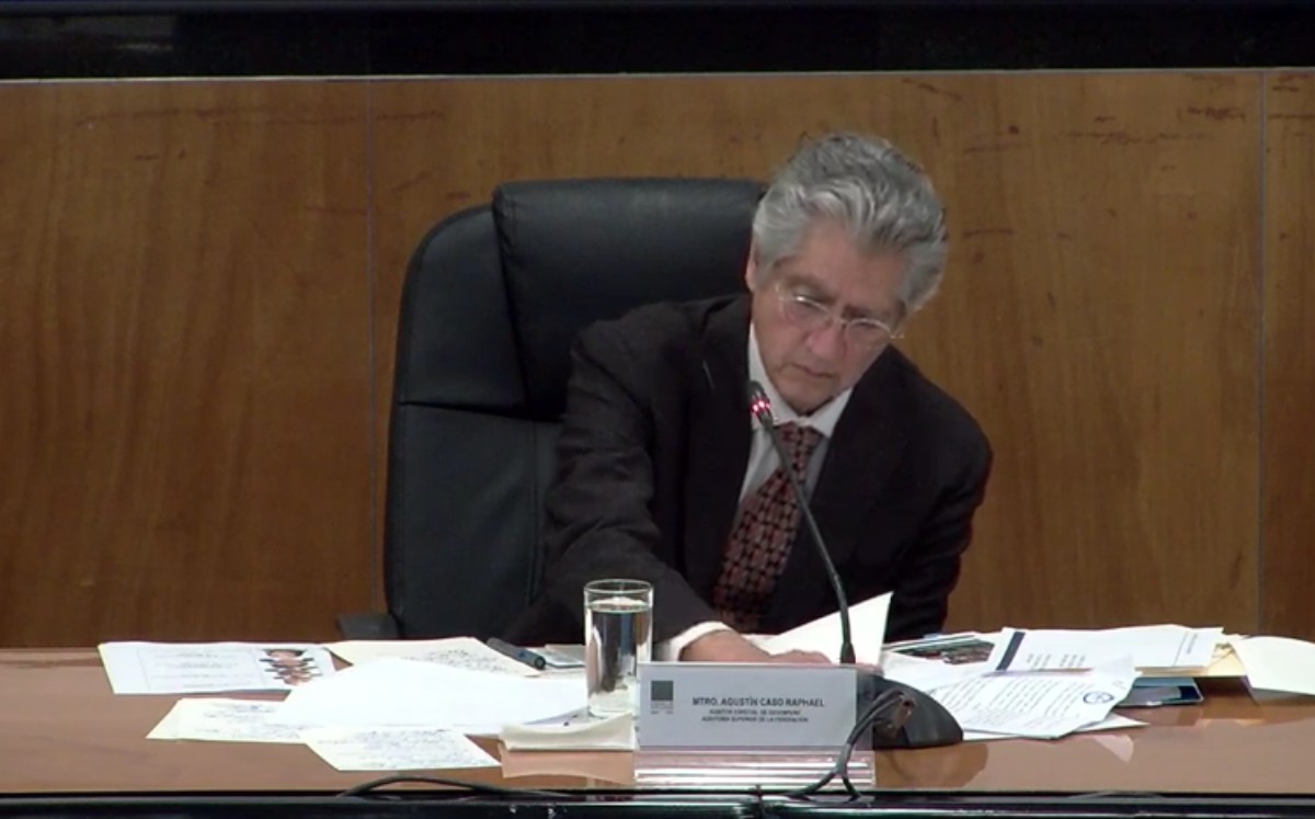 El auditor cesado comparece ante comisiones de la Cámara de Diputados. | Captura