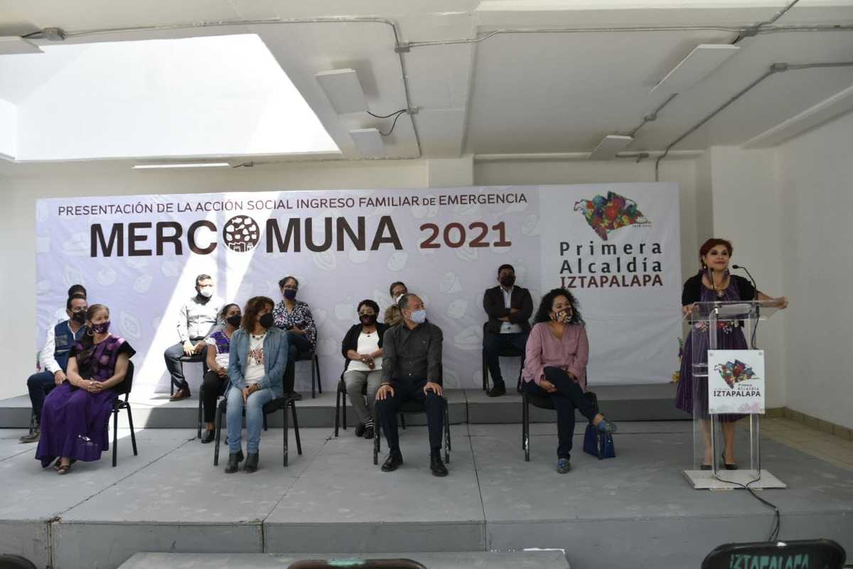 En Iztapalapa, presentan Mercomuna 2021.| Especial.