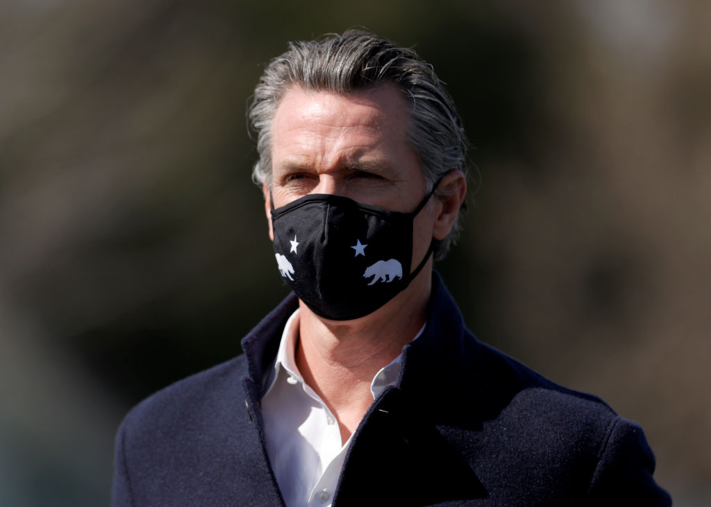 Gavin Newsom, gobernador de California.