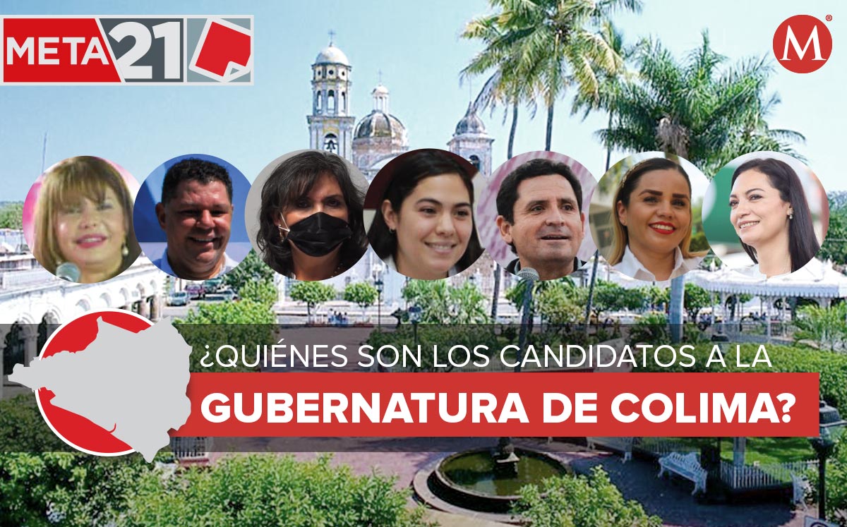 Candidatos a gobernador de Colima en Elecciones 2021 Grupo Milenio
