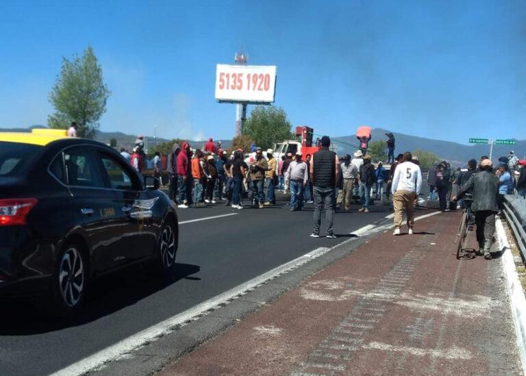 Cierre de vialidades para exigir justicia. (Especial)