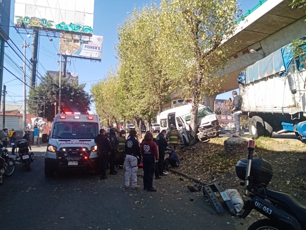 El accidente ocurrió aproximadamente a las 9:30 horas. (Especial)