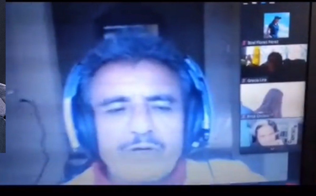 Profesor de UNAM incita a torturar mujeres en plena clase en línea. (Captura)