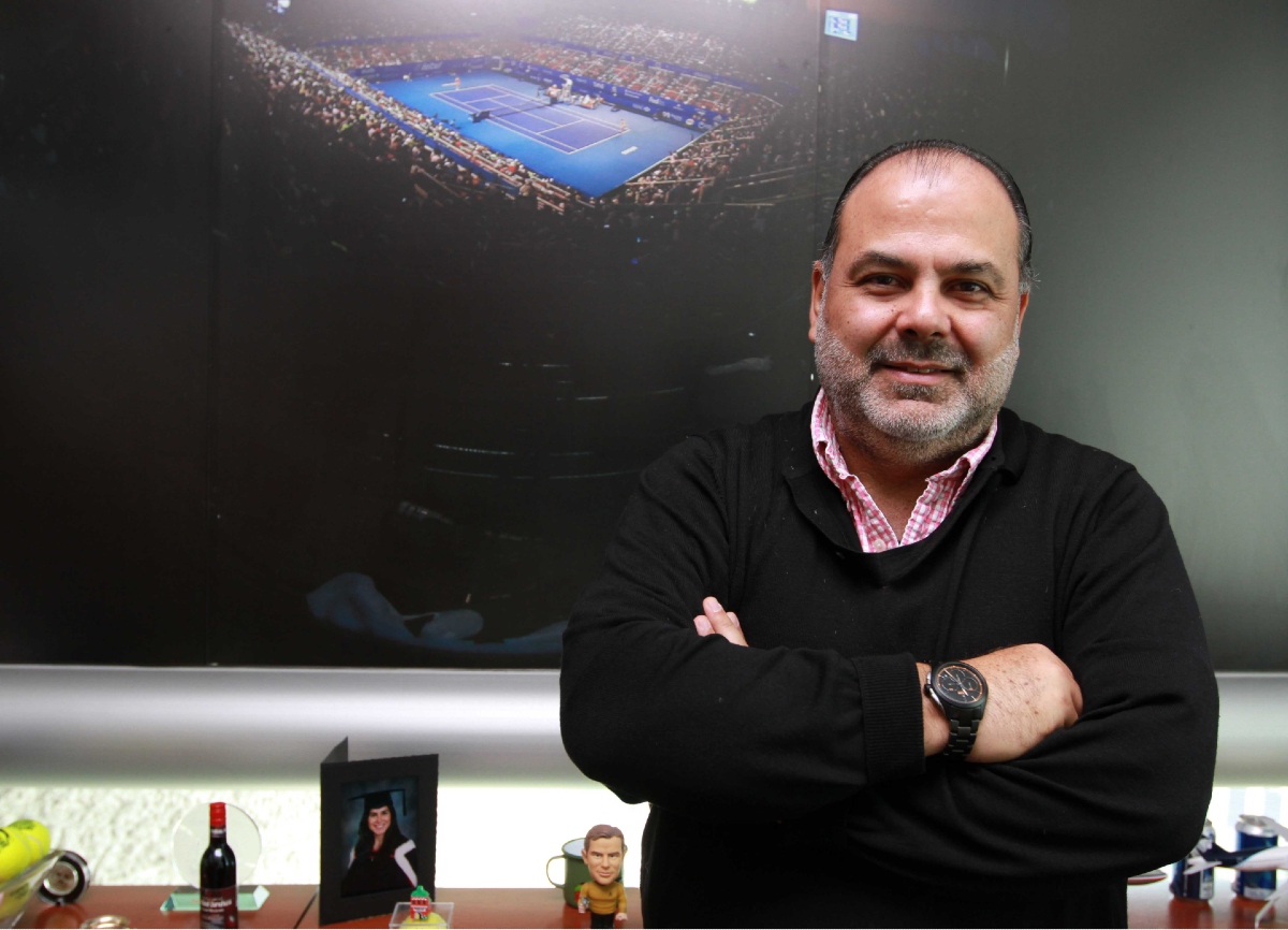 Raúl Zurutuza, director del Abierto Mexicano de Tenis (Santiago Chaparro)