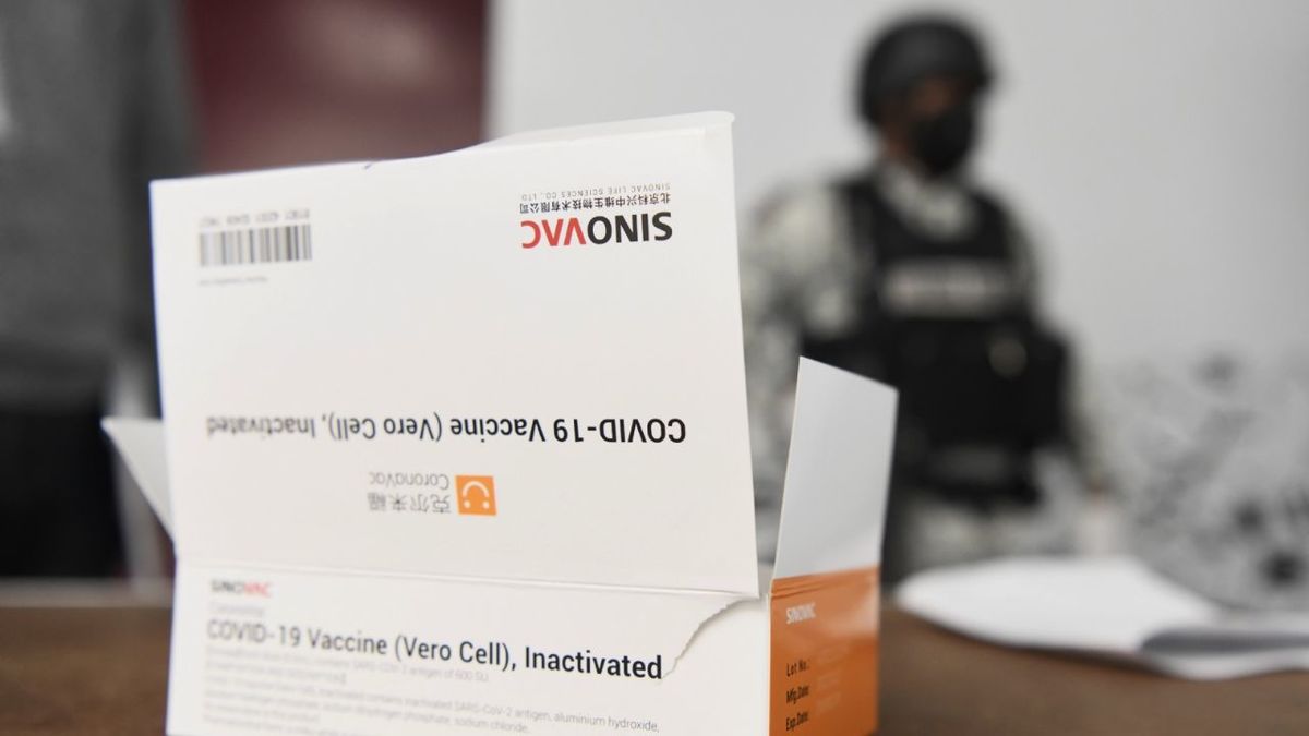 Vacuna Sinovac.