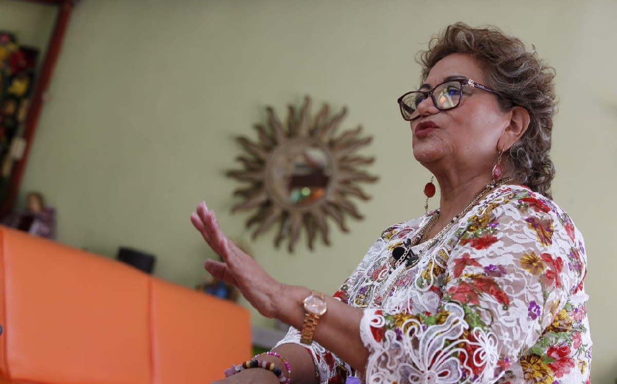 Adela Román aspira a ser gobernadora por Morena en Guerrero. (Omar Franco)