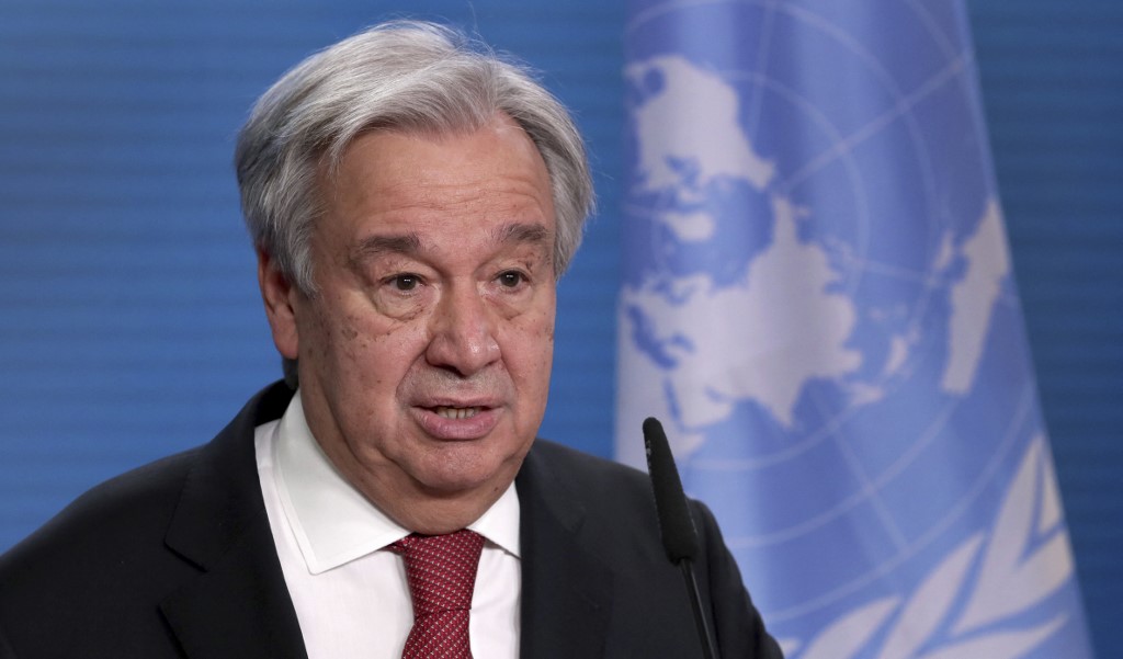 António Gueterres, secretario general de la ONU. | AFP