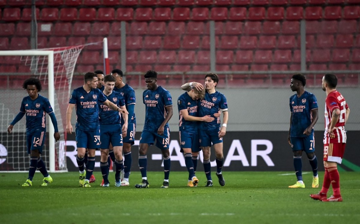 Arsenal vence al Olympiacos (AFP)