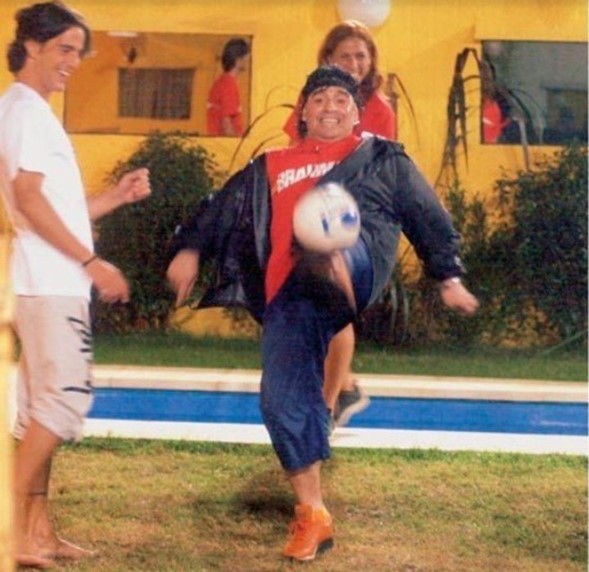 Diego Maradona en Gran Hermano (El Clarín)