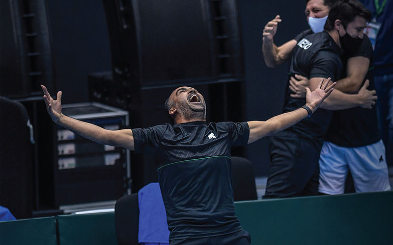 Un histórico. México fue el primer país latinoamericano en participar en la Copa Davis. (Especial)