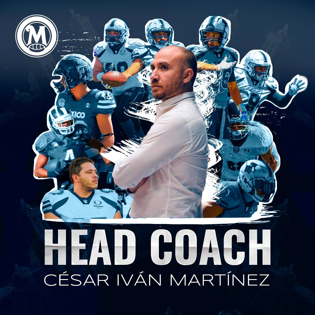 Iván Martínez, nuevo head coach de Mayas LFA. (Twitter: @MayasLFA)
